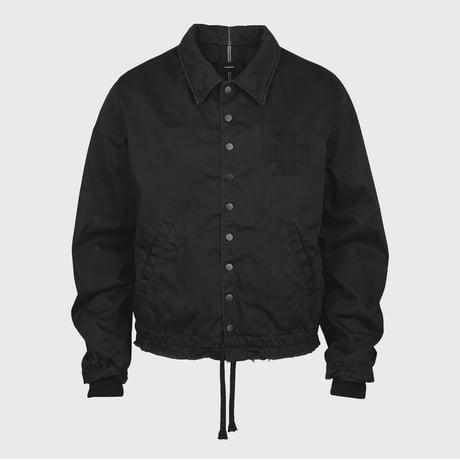 Bootleg Cut Off Coach Jacket(WEST SIDE GYPSIES)AGED BLACK