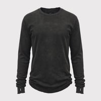 Aged Combat Long Sleeve(DYED AND WASHED JERSEY)AGED BLACK
