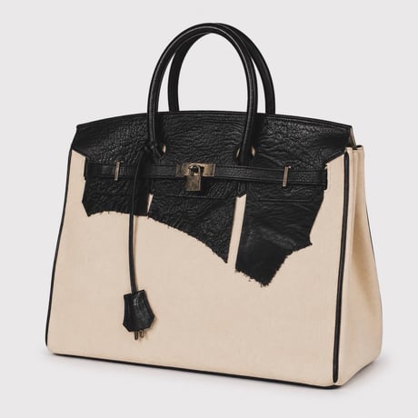 TIMELESS MOINS BAG COMBINATION(VINTAGE GERMAN CANVAS)BLACK 402