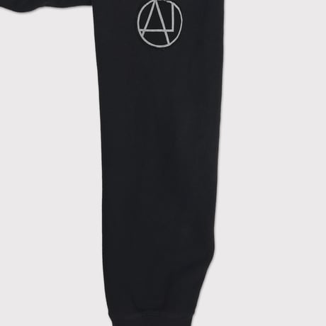 Bootleg Zip Up Hoodie With Patched(MIN) 5YEARS BLACK