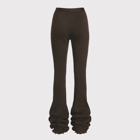 Flare Leggings With Damaged(CLASSIC WAFFLE KNIT)MOCHA