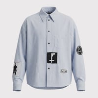 Bootleg Stripe Shirts With Patched(MIN) SAX