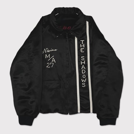 x A PUZZLING HOME Souvenir Racing Jacket(TWO FACE) BLACK
