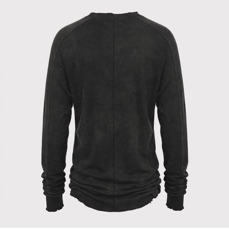 Aged Combat Long Sleeve(DYED AND WASHED JERSEY)AGED BLACK