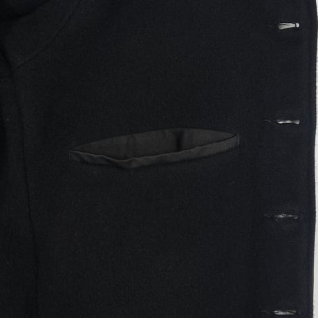 Skin Car Coat(VEGETABLE TANNING PIG LEATHER)DEADSTOCK BK