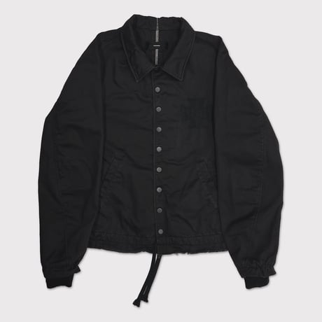 Bootleg Cut Off Coach Jacket(WEST SIDE GYPSIES)AGED BLACK