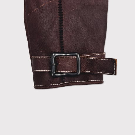 Artisan's Hand-stuffed(VEGETABLE TANNING PIG LEATHER)MOCHA