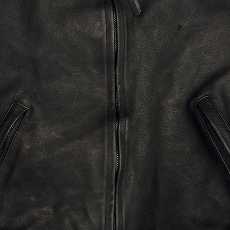 Skin Jacket(VEGETABLE TANNING PIG LEATHER)DEADSTOCK BK