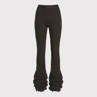 Flare Leggings With Damaged(CLASSIC WAFFLE KNIT)MOCHA