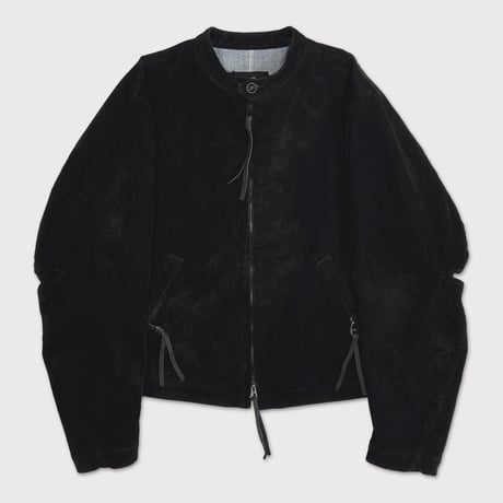 Racing Jacket(VELVET DENIM) BLACK