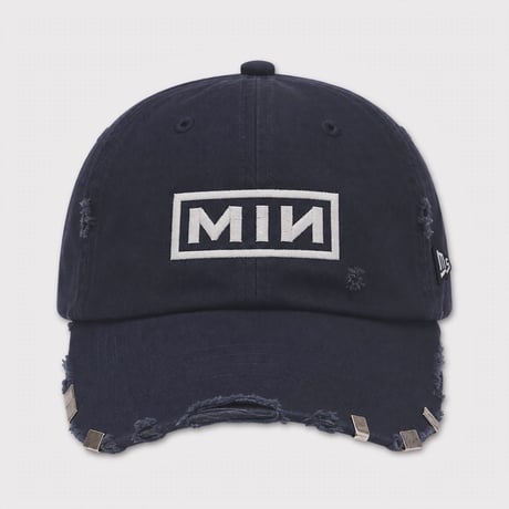Bootleg Cap With Damaged(BOX)WASHED NAVY