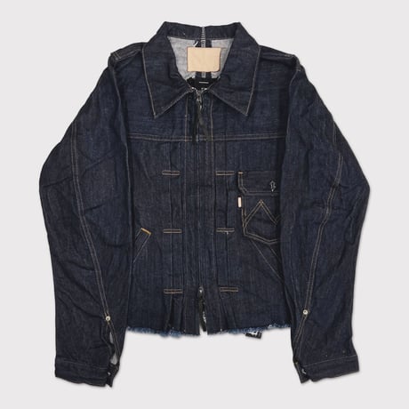 Deconstructed 1st Denim Trucker(KOJIMA) INDIGO