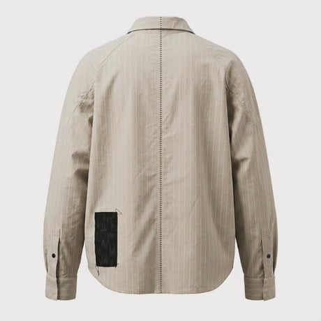 Bootleg Stripe Shirts With Patched(MIN) SAND