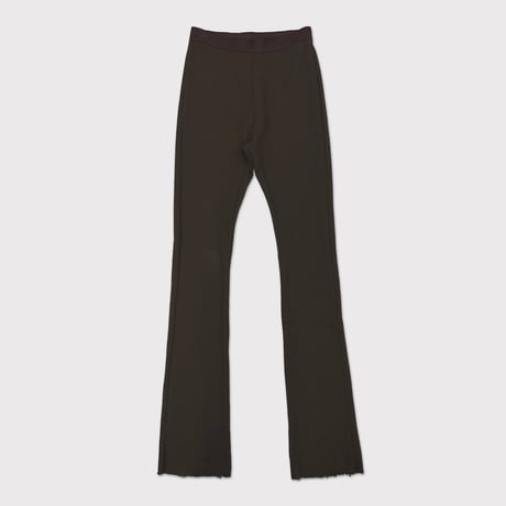 Flare Leggings With Damaged(CLASSIC WAFFLE KNIT)MOCHA