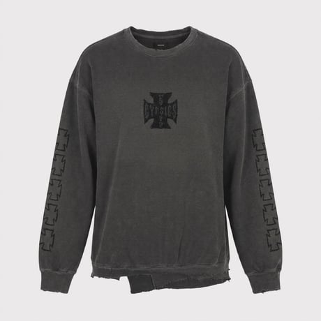Bootleg Crew Sweat With Damaged(WEST SIDE GYPSIES)