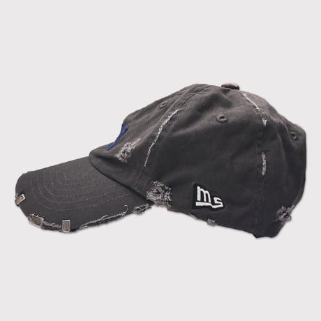 Bootleg Cap With Damaged(BOX)SUNFADE BLACK