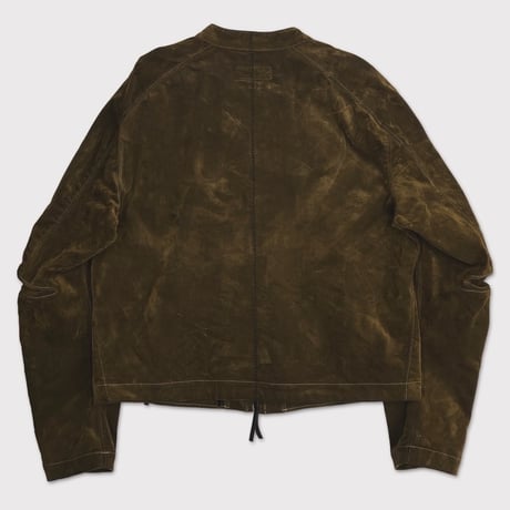 Racing Jacket(VELVET DENIM) MOSS