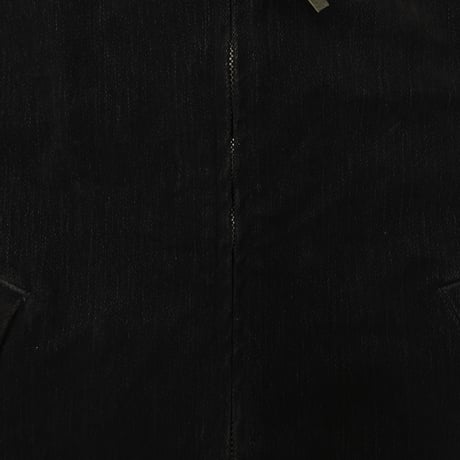 Racing Jacket(VELVET DENIM) BLACK