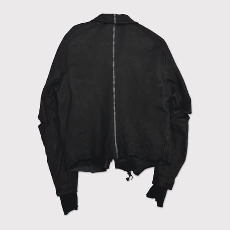 Skin Jacket(VEGETABLE TANNING PIG LEATHER)DEADSTOCK BK