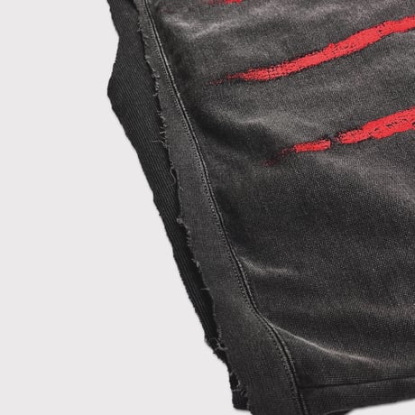 Bootleg Zip Up Hoodie With Damaged(ERROR S)