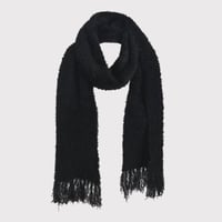 Shaggy Knit Scarf(FUR KNIT)BLACK