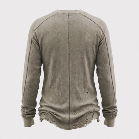 Combat Long Thermal With Damaged(CLASSIC WAFFLE KNIT)SAND