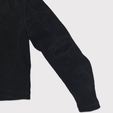 Racing Jacket(VELVET DENIM) BLACK