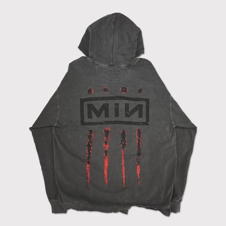 Bootleg Zip Up Hoodie With Damaged(ERROR S)