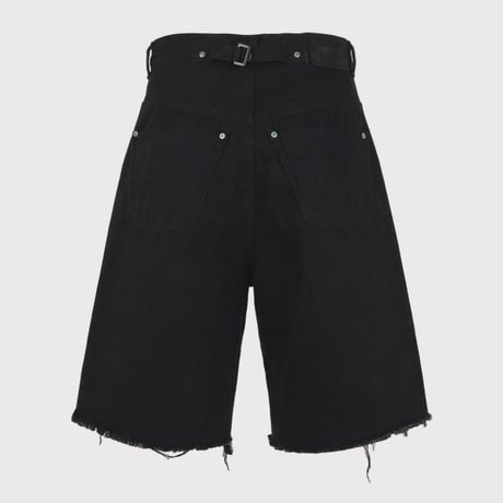 Cut OFF Heavy Wide Short Jeans(KOJIMA) BLACK