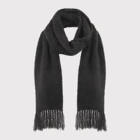 Shaggy Knit Scarf(FUR KNIT) CHARCOAL