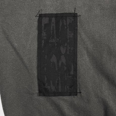 Bootleg Zip Up Hoodie With Patched(MIN) 10YEARS BLACK