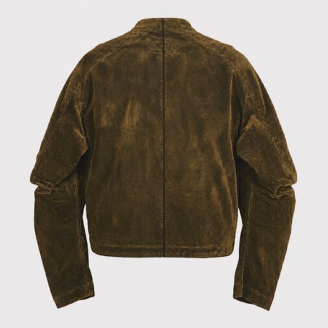 Racing Jacket(VELVET DENIM) MOSS