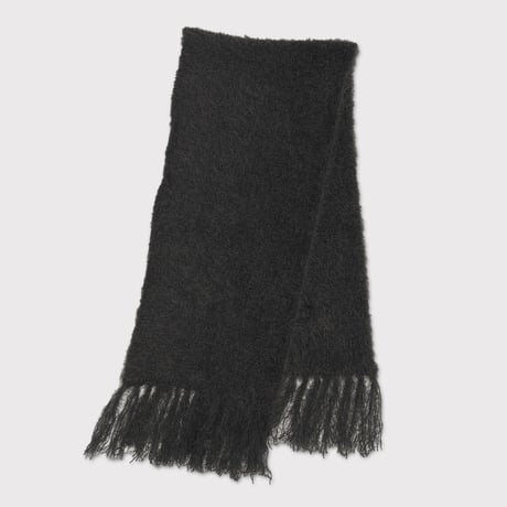 Shaggy Knit Scarf(FUR KNIT) CHARCOAL