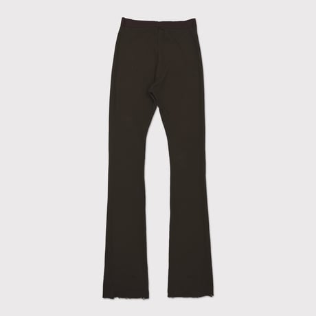 Flare Leggings With Damaged(CLASSIC WAFFLE KNIT)MOCHA