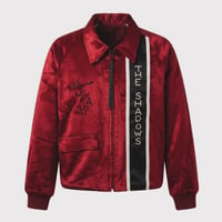 x A PUZZLING HOME Souvenir Racing Jacket(TWO FACE) WINE