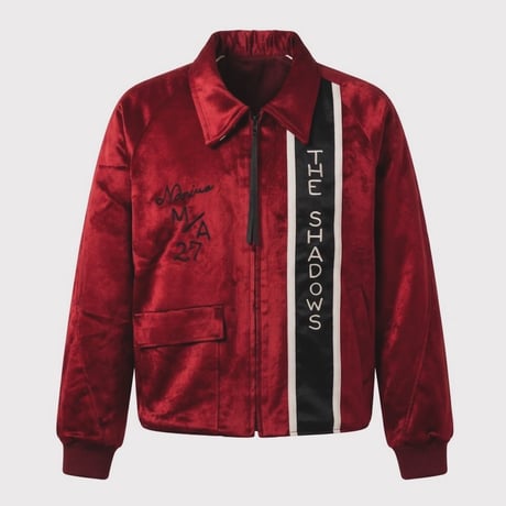 x A PUZZLING HOME Souvenir Racing Jacket(TWO FACE) WINE