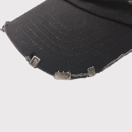 Bootleg Cap With Damaged(BOX)SUNFADE BLACK