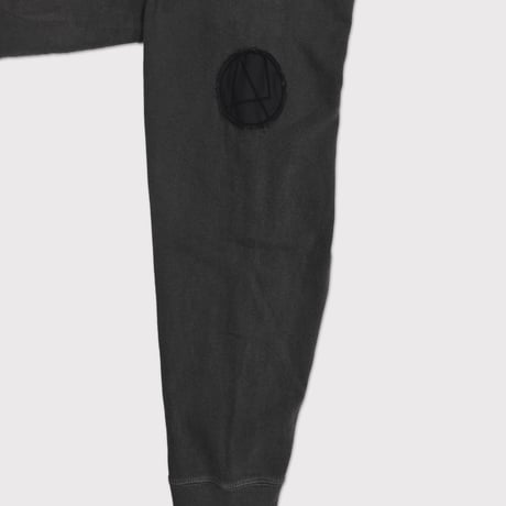 Bootleg Zip Up Hoodie With Patched(MIN) 10YEARS BLACK