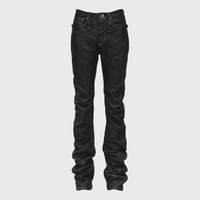 Lot.R20706LE Skin Jeans(VEGETABLE TANNING PIG LEATHER)BLACK