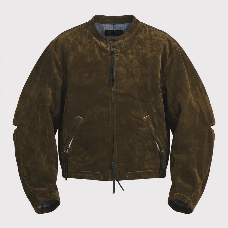 Racing Jacket(VELVET DENIM) MOSS | MINUS OFFICI