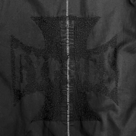 Bootleg Cut Off Coach Jacket(WEST SIDE GYPSIES)AGED BLACK