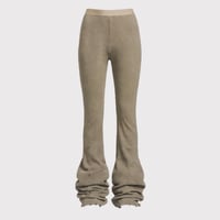 Flare Leggings With Damaged(CLASSIC WAFFLE KNIT)SAND