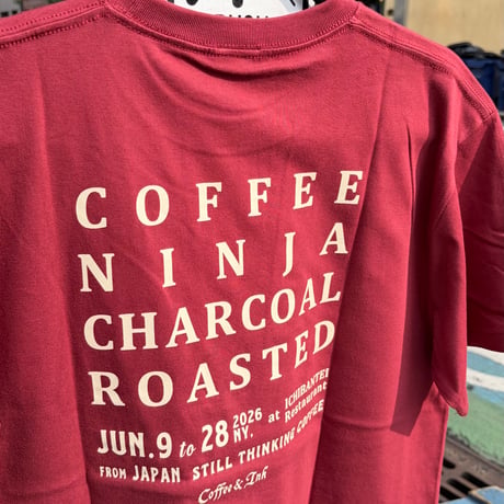【NY限定】 COFFEE NINJA 左胸ロゴTシャツ