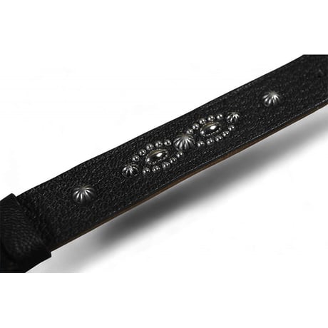 Goatskin & Calfskin Bracelet / Nocturne Trim Studs Design