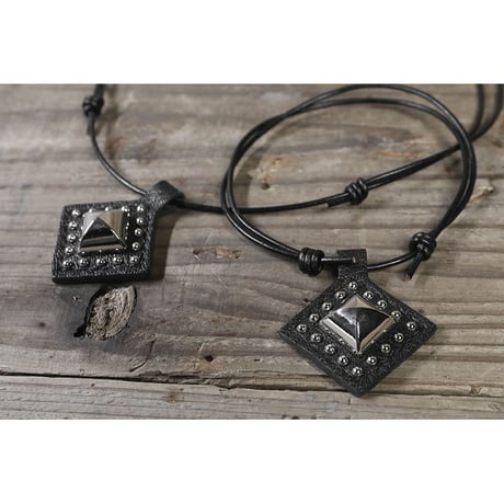 Dog & Owner Matching Pyramid & Round Studs Design Goatskin Choker