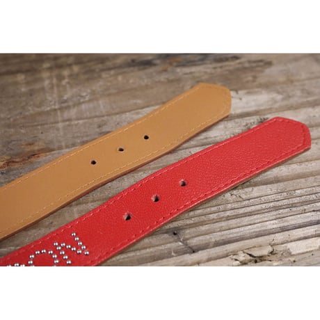 Dog & Owner Matching 25mm Studs Font Goatskin Collar & Bracelet