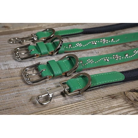 Dog & Owner Matching 20mm Plane Goatskin & Sheet Woven Nylon Leash