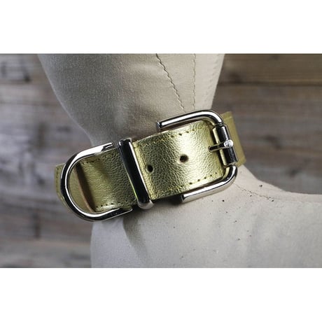 Dog & Owner Matching 25mm Plane Goatskin Collar & Bracelet