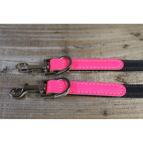 Dog & Owner Matching 15mm Plane Goatskin & Sheet Woven Nylon Leash