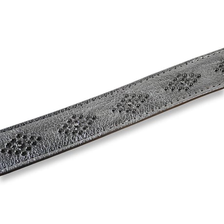 Goatskin & Calfskin Collar / Losange Univers Studs Design